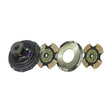 Clutch 14" x 2" Stamped Steel, Two-Plate, 4-Paddle 8-Spring, 2500 Plate Load 1050 Torque, Includes Positive Separator Pin 107342-24