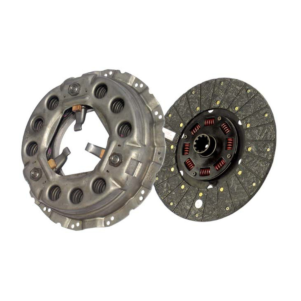 Clutch 330mm x 1-1/2" Stamped Steel, Single-Plate, Push-Type, Organic 8-Spring, 2700 Plate Load 450 Torque LP1933-134                    