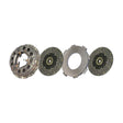 Clutch 330mm x 1-1/2" Stamped Steel, Two-Plate, Push-Type, Organic Rigid, 2000 Plate Load 400 Torque LP1940-132                    
