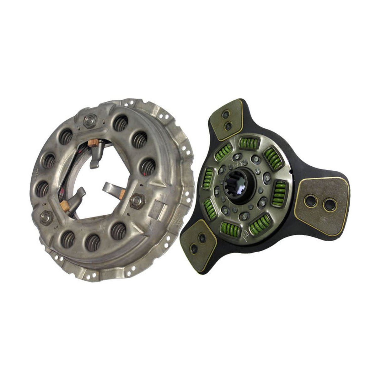 Clutch 330mm x 1-1/2" Stamped Steel, Single-Plate, Push-Type, 3-Paddle 8-Spring, 2400 Plate Load 500 Torque LP2076-139                    