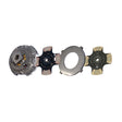 Clutch 15-1/2" x 2" Angle Spring, Two-Plate, 4-Paddle /10-Spring, 3600 Plate Load 1650 Torque 107091-74                     