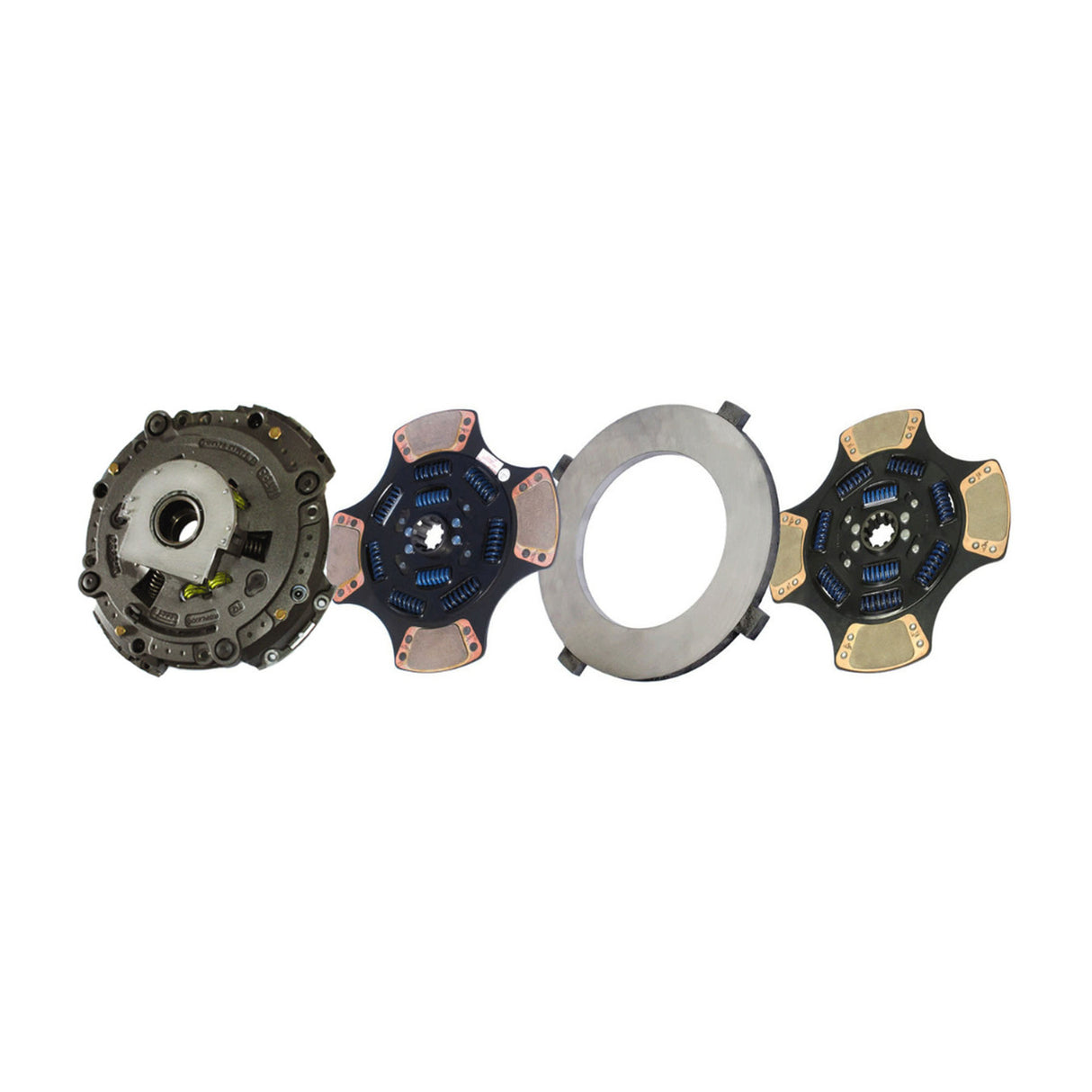Clutch AutoSet 15-1/2" x 2", Two-Plate, 4-Paddle 9-Spring, 3600 Plate Load 1760 Torque, Triple-Zerk, Mack 309701-51