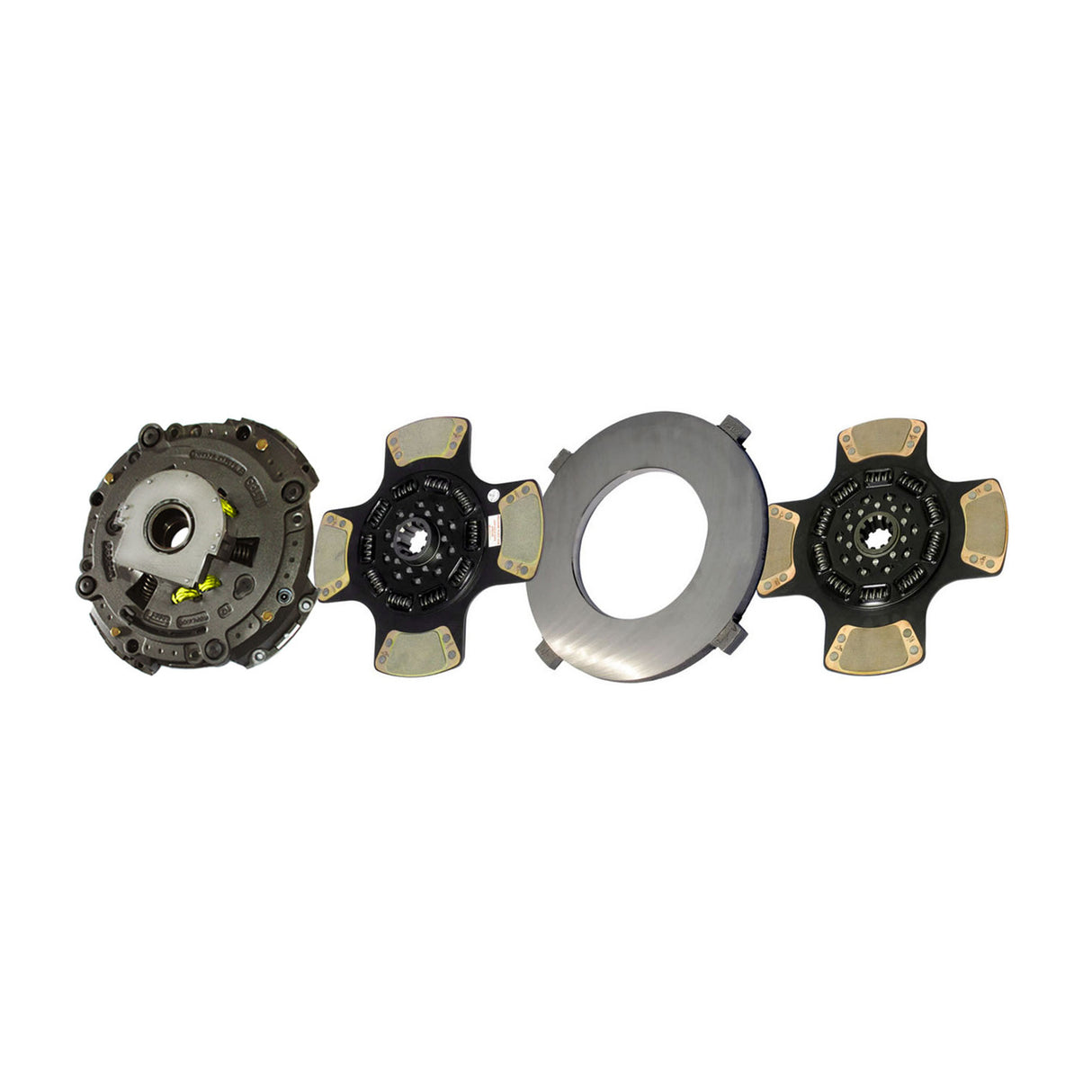 Clutch AutoSet 15-1/2" x 2", Two-Plate, 4-Paddle 10-Spring, 3600 Plate Load 1650 Torque, Triple-Zerk 209701-74