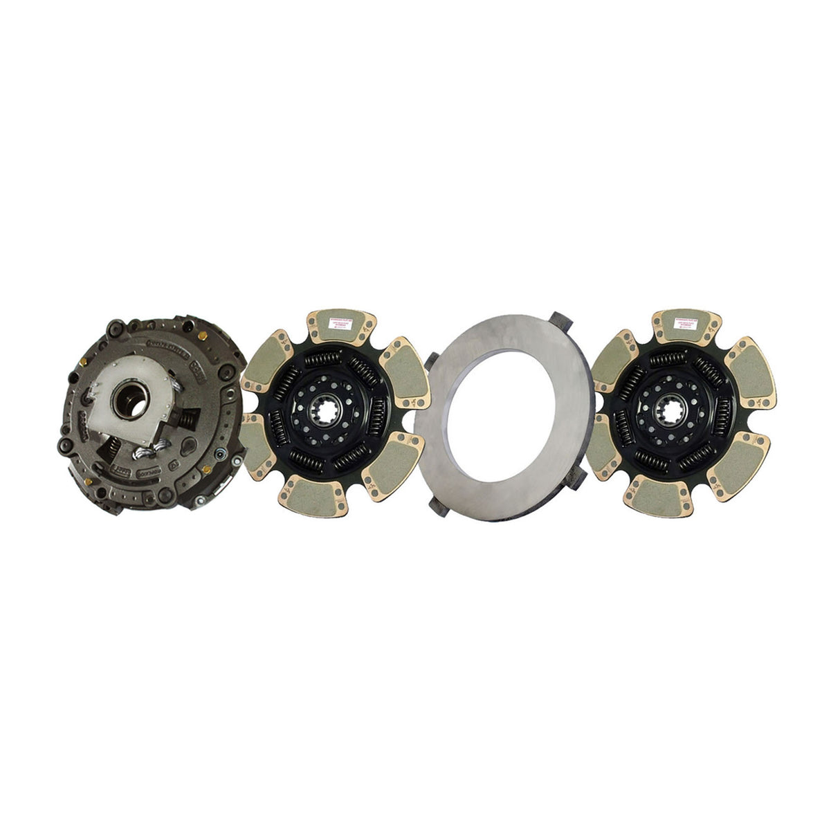 Clutch AutoSet 15-1/2" x 2", Two-Plate, 6-Paddle 7-Spring, 4000 Plate Load 1860-2050 Torque, Triple-Zerk 309701-20, 209701-20, 109701-20