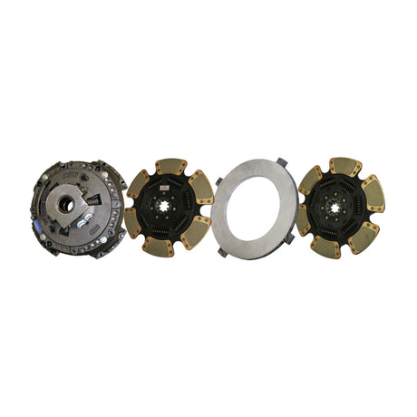 Clutch AutoSet 15-1/2" x 2", Two-Plate, 6-Paddle 7-Spring with Pre-Damper, 4000 Plate Load 2050 Torque, Triple-Zerk 309701-25, 309701-35, 209701-25, 109701-25