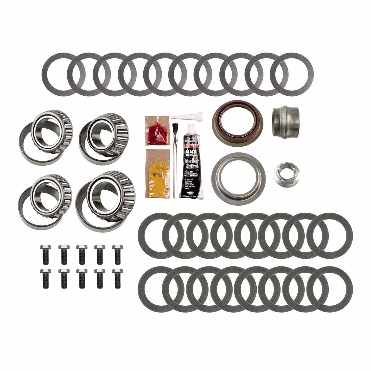 Front Master Kit for a Dana 30 JK Reverse Differential with Timken Tapered Bearings