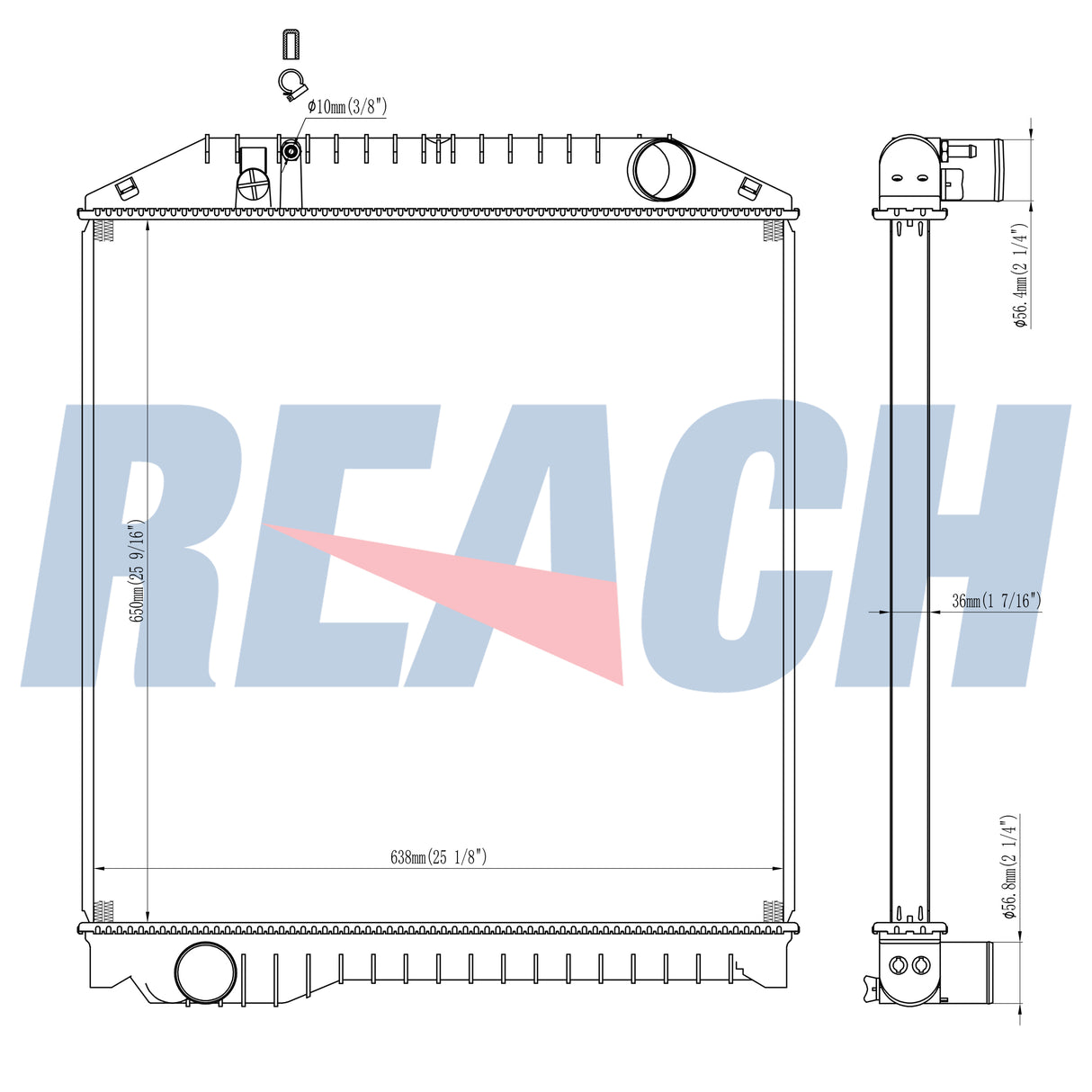Hino 500 Fg/Gh 5; Mt Radiator N/A