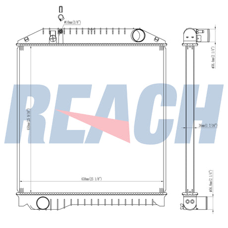 Hino 500 Fg/Gh 5; Mt Radiator N/A