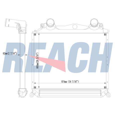MAN Tg-A/Man Charge Air Cooler 81061300199