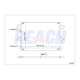 DAF C-Truck C 2130/21n Condenser 2000-Present 504022659