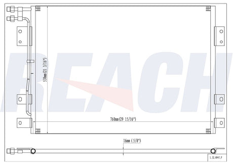 Mack Cv, Granite Condenser 2003-2007 210RD428