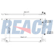 Mercedes Benz Actros Condenser 1996-Present 9425000054