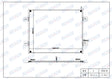 Peterbilt, Kenworth 379 Base L6 14.6l Condenser 2004-2009 F316064