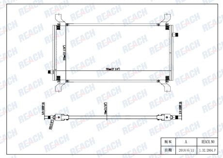 Volvo, Mack Wg Wg64 L6 10.8l Condenser 1996-2001 8164786