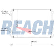 Peterbilt, Kenworth T800/W900/C500 Condenser 1994-2011 K122143