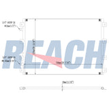Peterbilt, Kenworth T800/W900/C500 Condenser 1994-2011 K122143