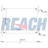 Freightliner Condenser - Freightliner Fla Cab-Over Engine, High Profile 45in X 40in Parallel Flow Condenser 1996-2002 ABP