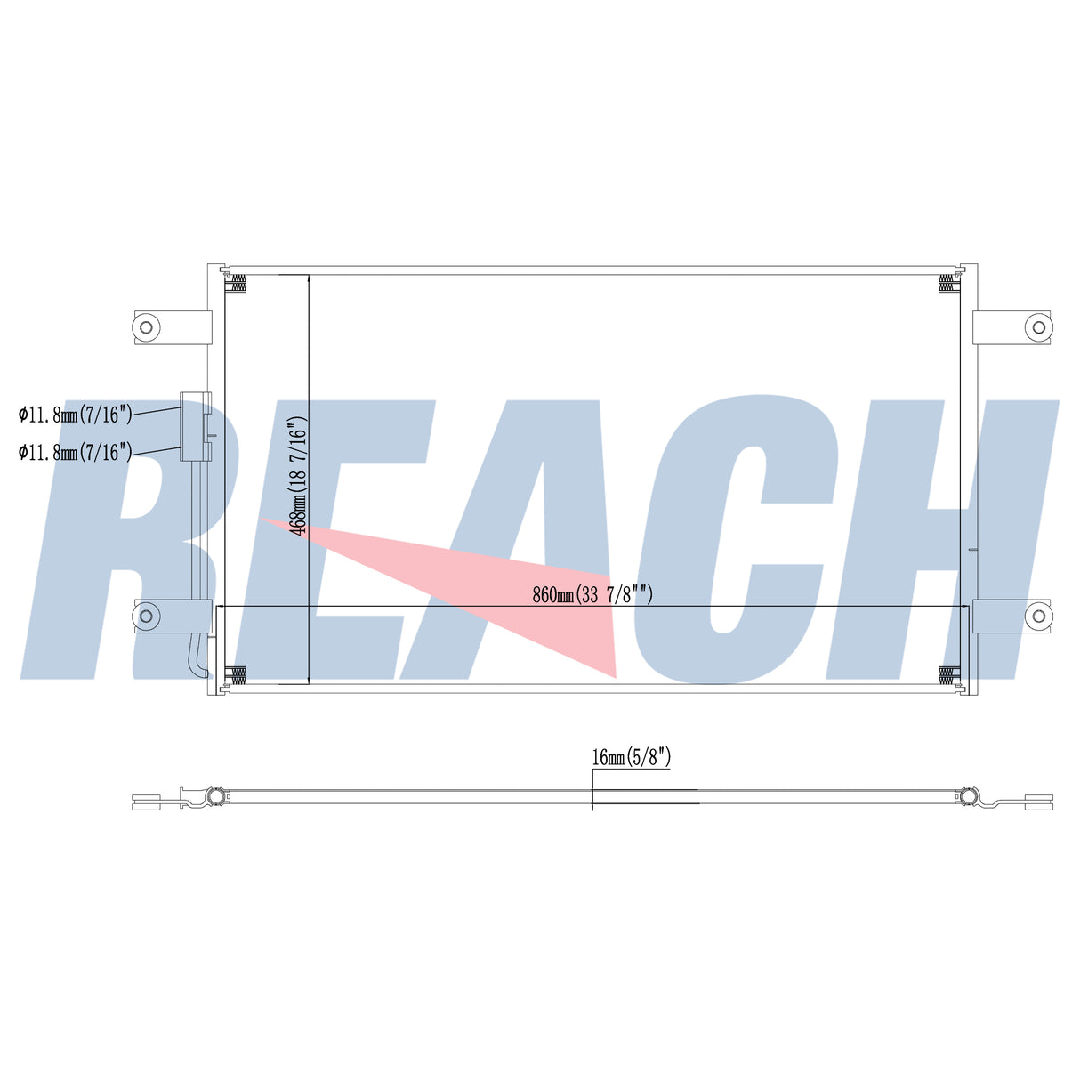 Freightliner M2 Condenser A2266826000
