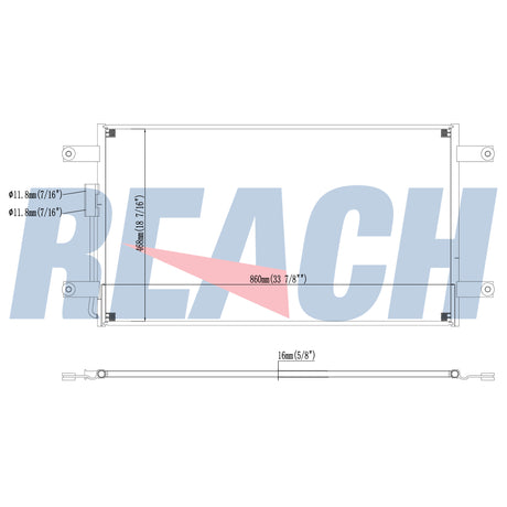 Freightliner M2 Condenser A2266826000