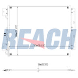 Ford F650 F750 Diesel Condenser 2000-2003 EU2Z19712F