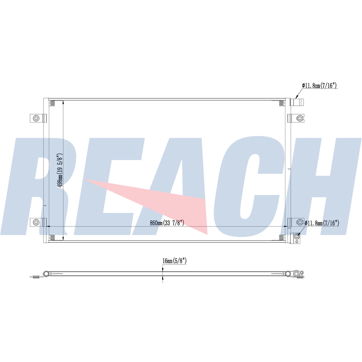 Peterbilt, Kenworth Hd Peterbilt 579; Hd Kenworth T680 Condenser PX936001