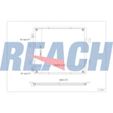 Ford Lcf Condenser 2006-2007 2589204C91