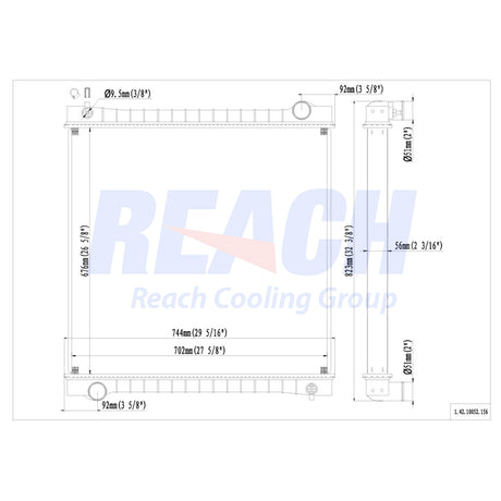 Ford B & F Radiator 1991-1994 F0HT8005LB