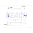 Ford B & F W/Mt Radiator 1990-1994 F0HZ8005B