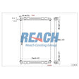 Freightliner Century / Columbia Radiator 2003-2007 BHTU3933001