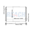 Freightliner Columbia, M2 Radiator 1990-2010 A05519870014