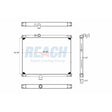 Volvo, Mack Ch Radiator 1995-2004 3MF5532M