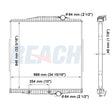 Volvo, Mack Ct-Ctp Granite Radiator 2006-2007 3MF5553M