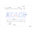 Ford Bb800, Ff800 Radiator 1995-1999 081321F