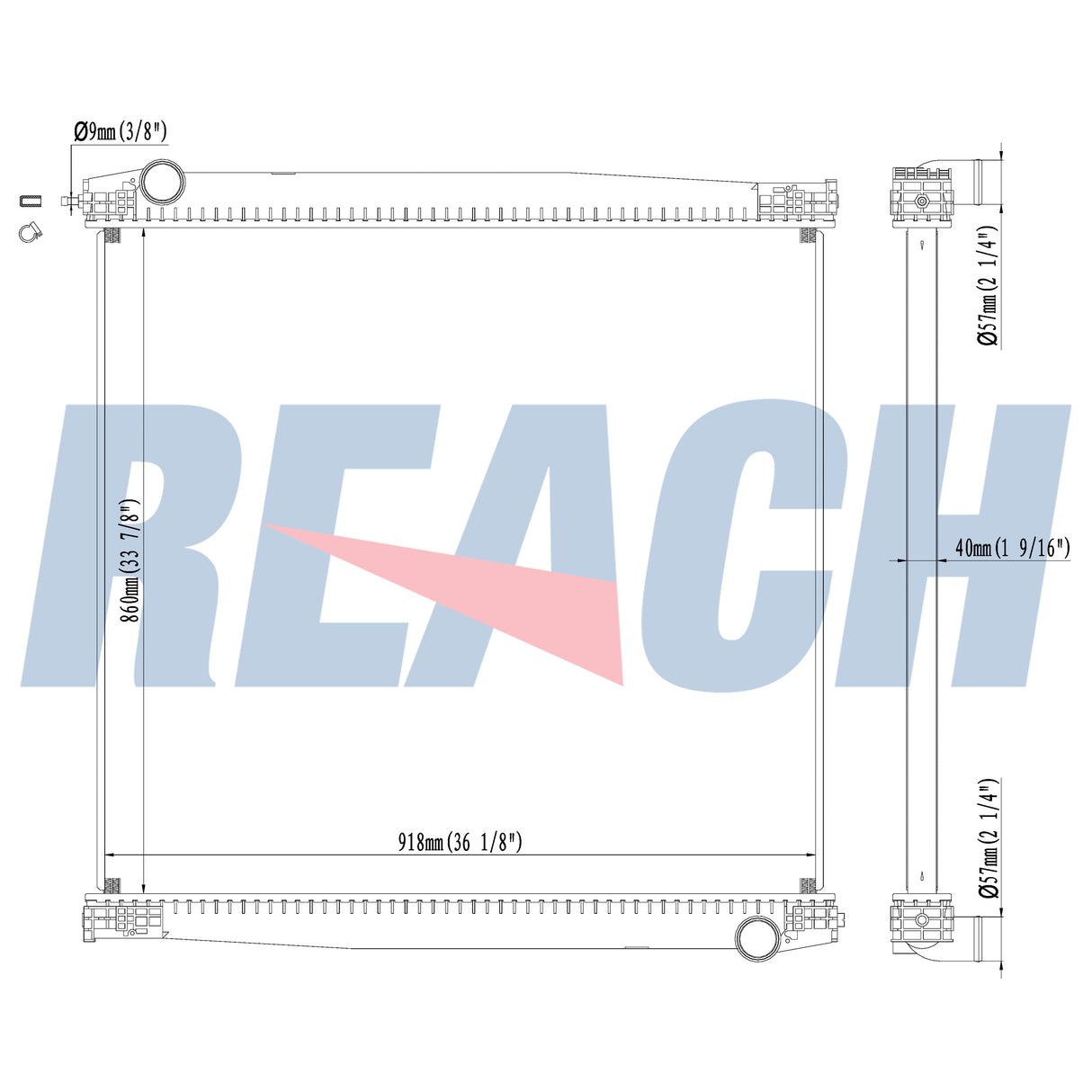 Scania 4- R 114 Radiator 1995-Present 1327249
