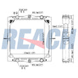 DAF Lf 45 130 01. Radiator 1403273