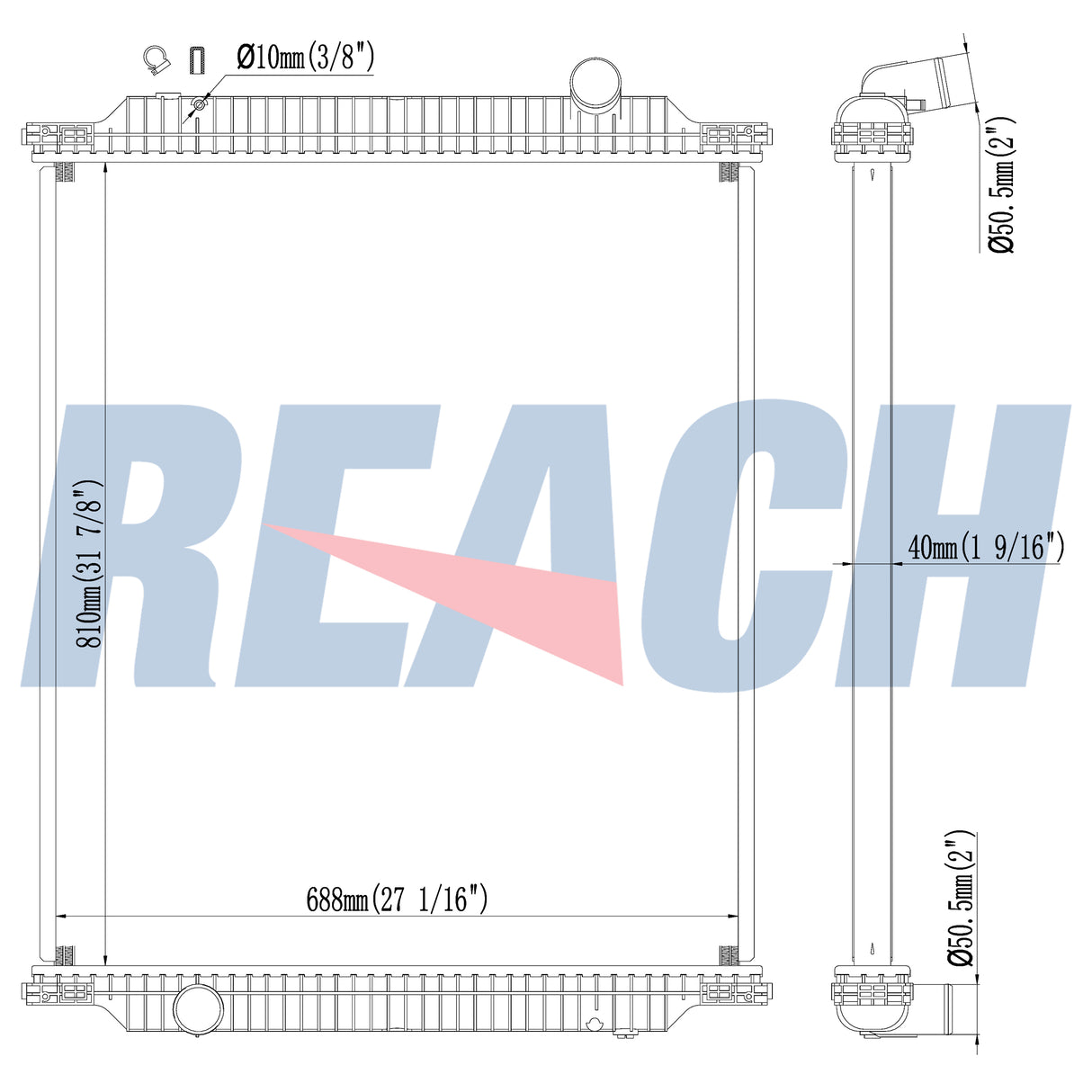 Renault Rvi Premium 210 Radiator 2000-Present 5001839113