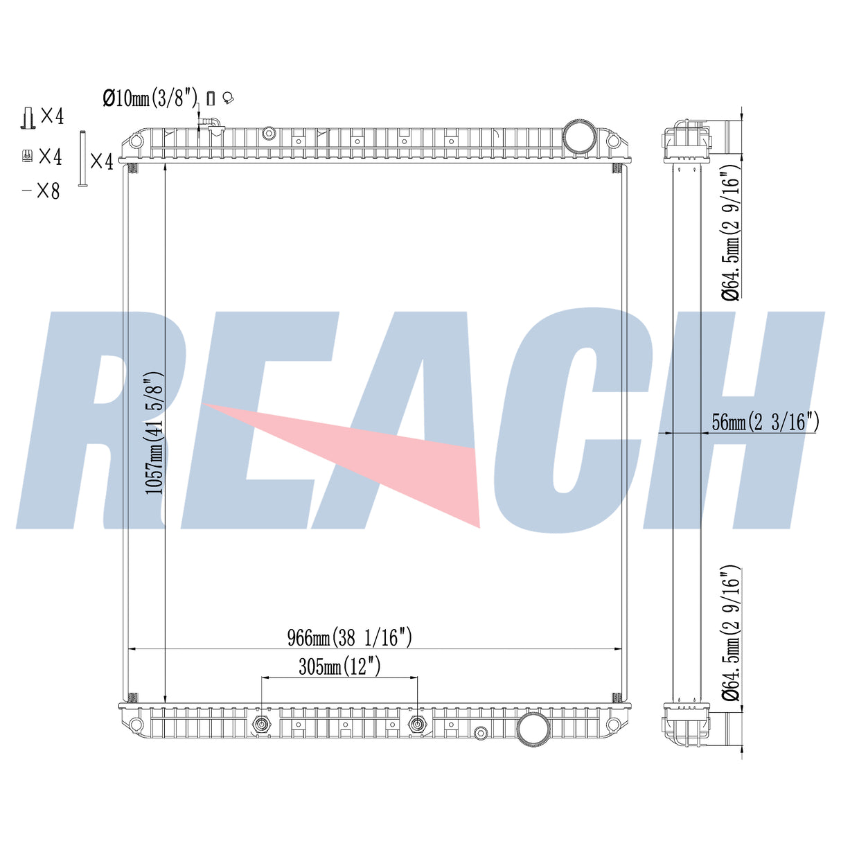 Freightliner Columbia / Sterling Radiator 2007-2011 A0526615020