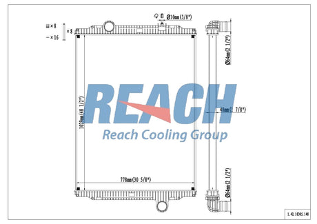Peterbilt, Kenworth T660 Radiator 2007-2013 F3160881101120