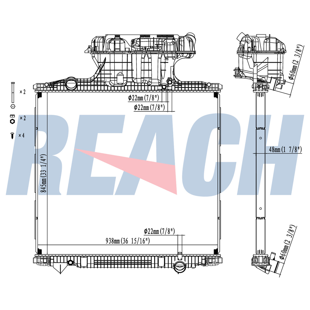 MAN Tg-A Radiator 2002-Present 81061016482