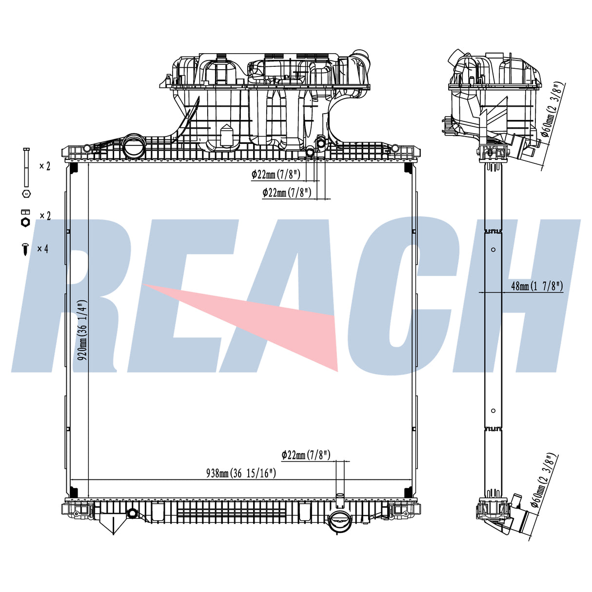 MAN Tg-A Radiator 2002-Present 81061016459