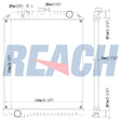 Hino Ranger 2003. Radiator 160906070
