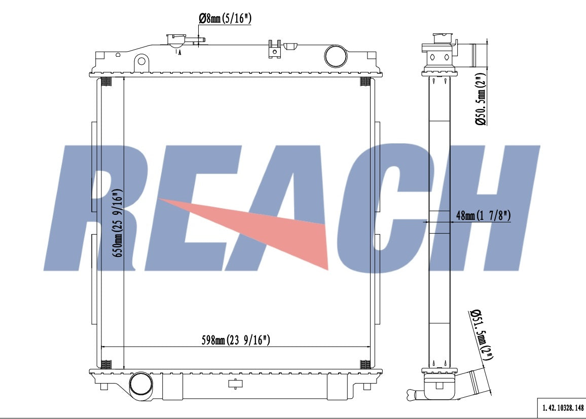 Isuzu Fvzhk1-Tcn Radiator 2012-Present 1301010117/C