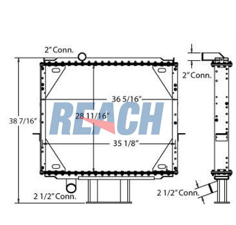 Mack Rd Radiator 1994-1999 3MF5485M2