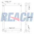 Isuzu Fvr34/6hk1-Tcsg4 2012+ Radiator 1301010130/CG4