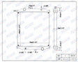 Freightliner / Sterling M2 Business Class Mb55 Mc26 Mt35 Mt45 Mt55 Radiator 1994-2001 VAB1102036