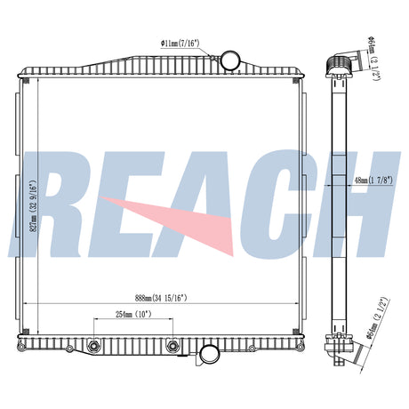 Volvo, Mack 2007 Cxp Vision Radiator 2007 3MF5590M