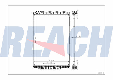 Volvo, Mack Superliner Titan All Radiator N9600002
