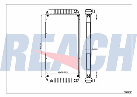 Volvo, Mack Leu Radiator 2010-2014 3E0127170000