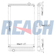 International Workstar 7000 Radiator 2008-2010 3S0113970000