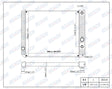 International 4400durastar 2012 Radiator 2012 2602925C92